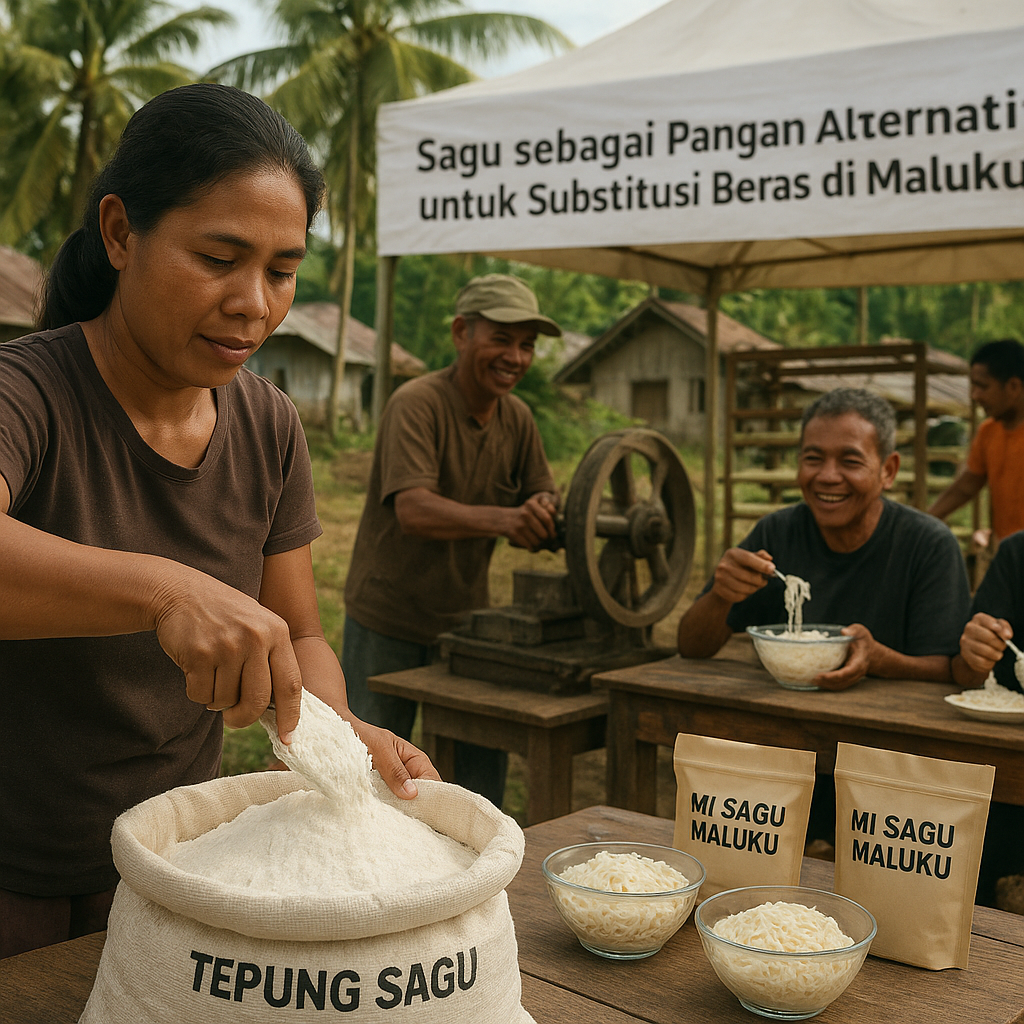 Sagu Sebagai Pangan Alternatif untuk Substitusi Beras di Maluku