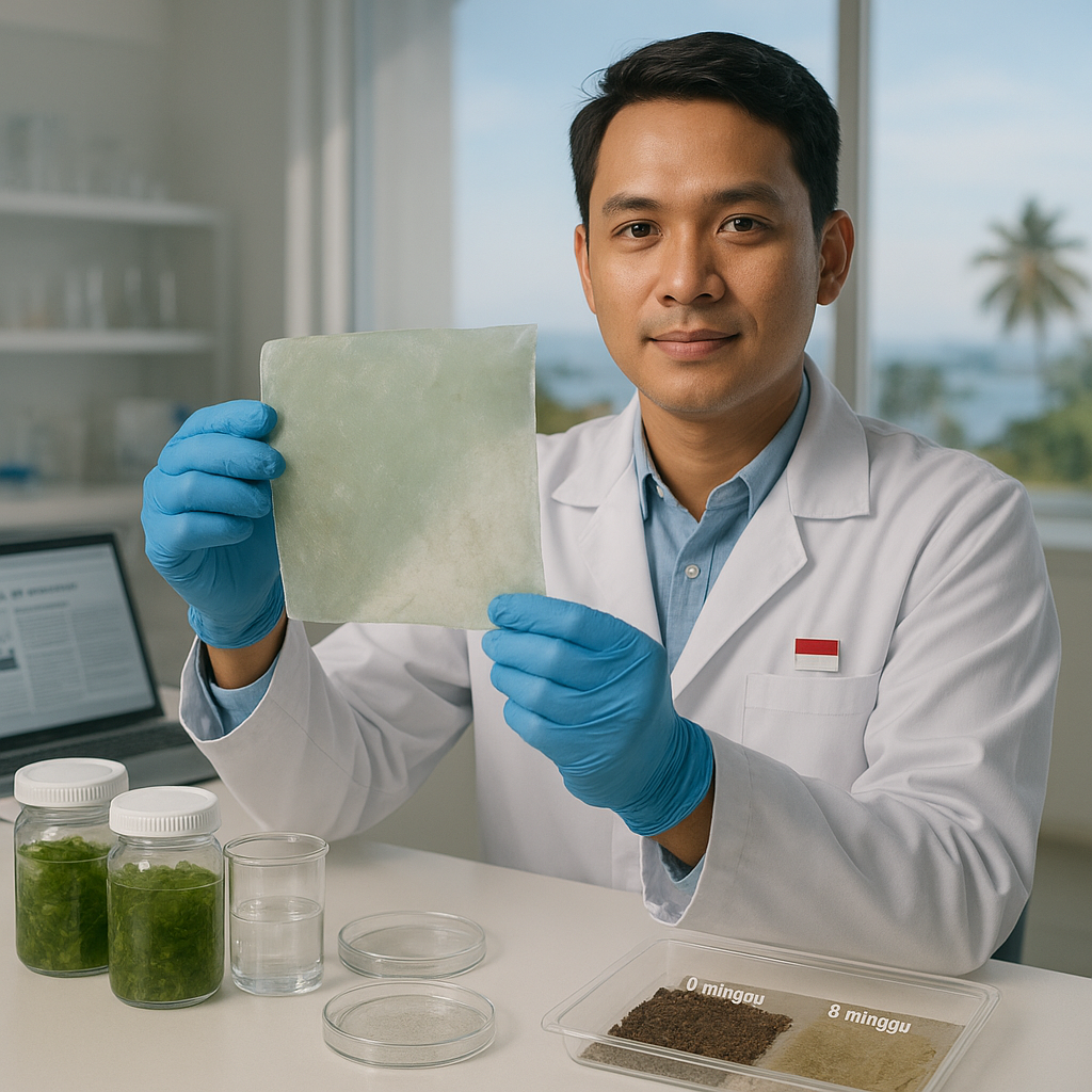Startup Indonesia Kembangkan Bioplastik dari Rumput Laut yang Terurai dalam 8 Minggu