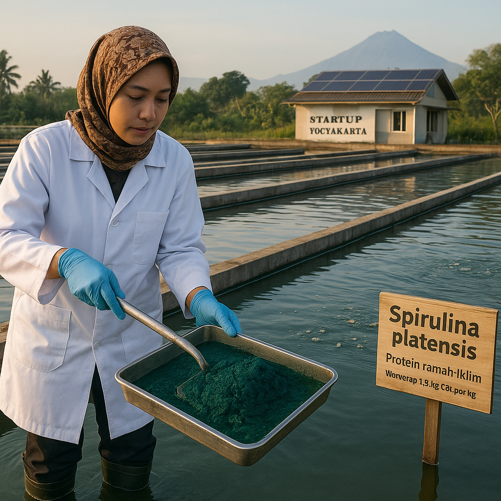 Mikroalga Spirulina: Protein Masa Depan yang Ramah Iklim dari Perairan Indonesia