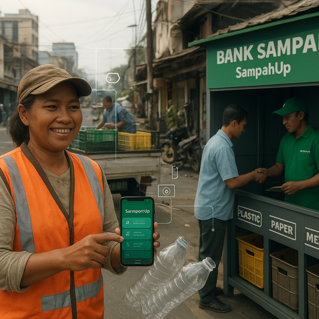 Bank Sampah Digital Berbasis Apiary untuk Mendorong Ekonomi Sirkular di Perkotaan