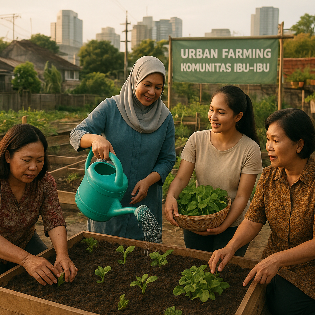 Perempuan dan Pertanian Perkotaan: Gerakan Urban Farming Berbasis Komunitas di Jakarta Selatan
