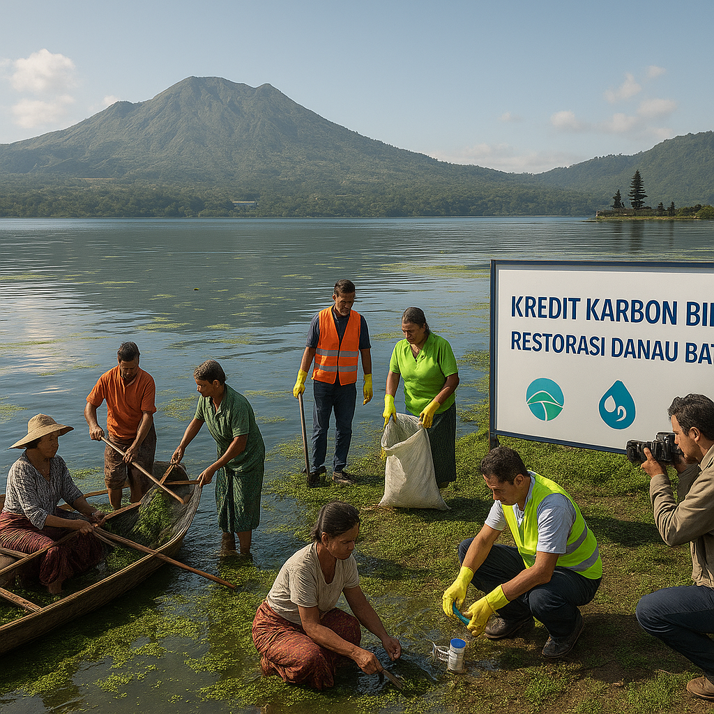 Kredit Karbon Biru untuk Danau: Skema Pendanaan Restorasi Danau di Bali