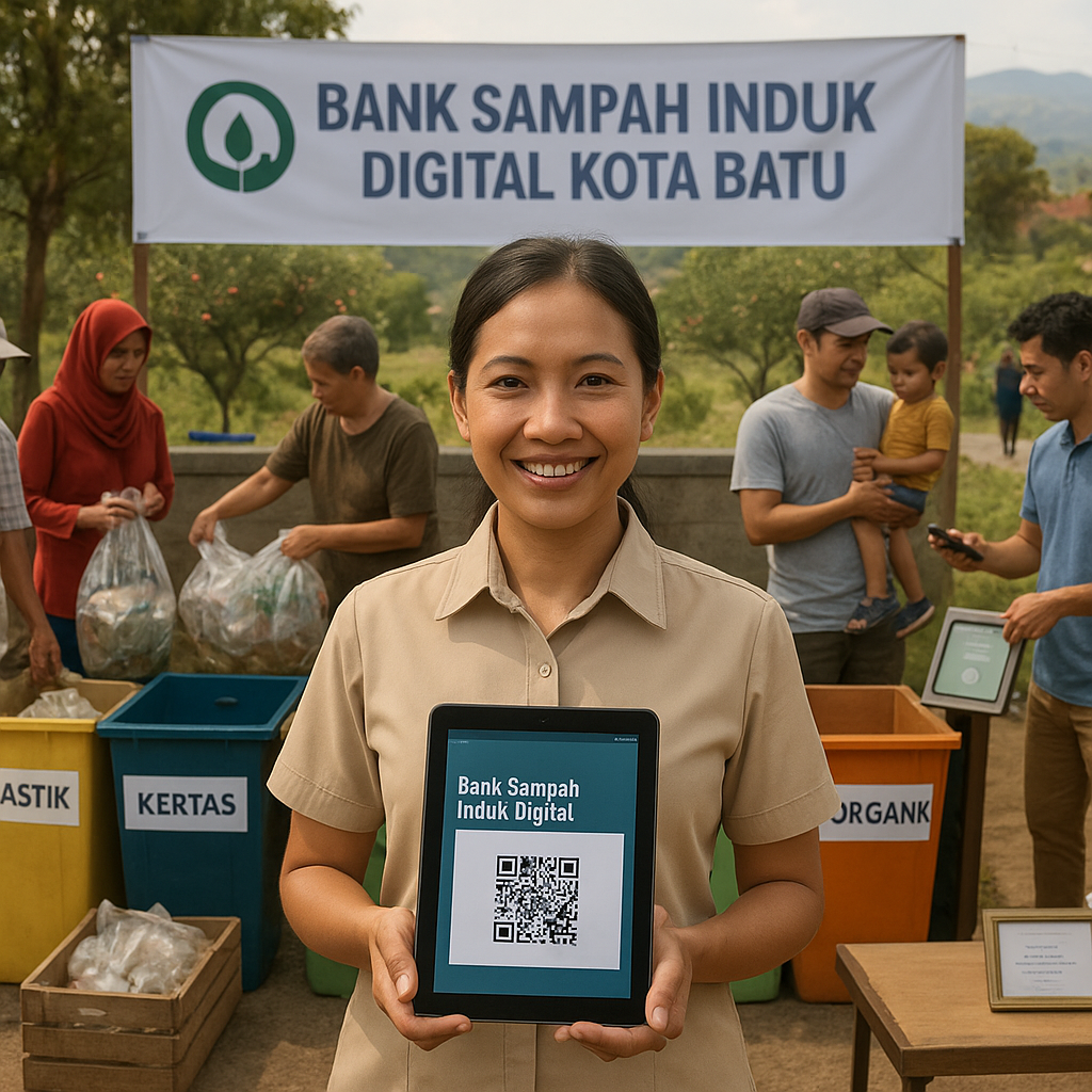 Ekonomi Sirkular di Kota Batu: Bank Sampah Induk Berbasis Digital dan Kolaborasi Masyarakat