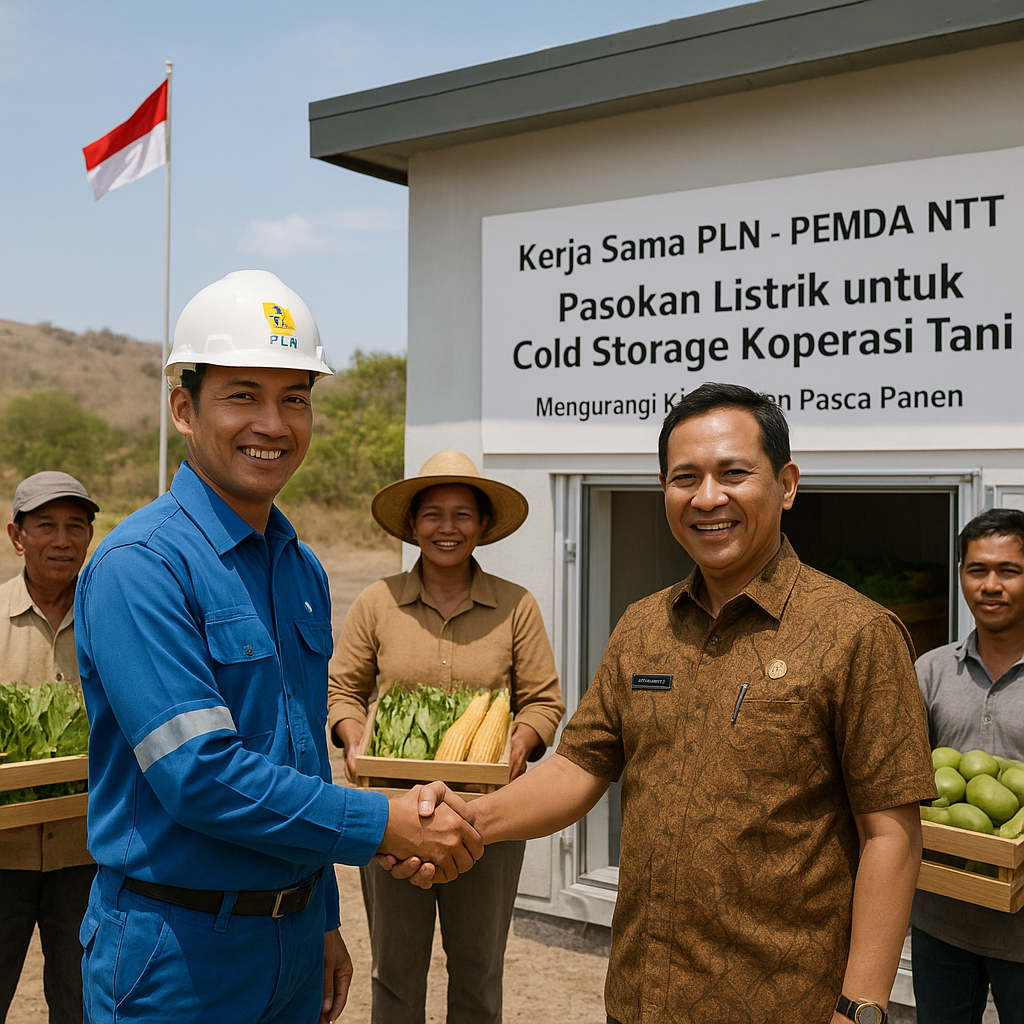 Kerja Sama PLN-Pemda Pasokan Listrik untuk Cold Storage Komoditas Pertanian di NTT
