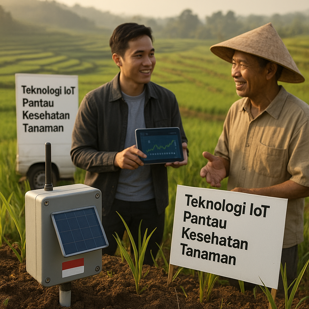 Startup RI Kembangkan Teknologi IoT untuk Pantau Kesehatan Tanaman dan Prediksi Panen