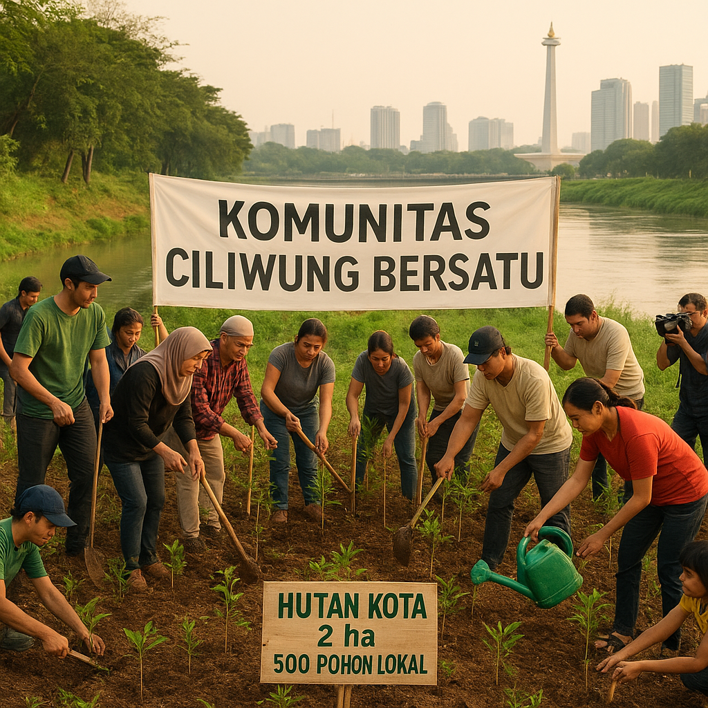 Hutan Kota Berbasis Masyarakat Menghidupkan Kembali Ruang Terbuka Hijau di Jakarta