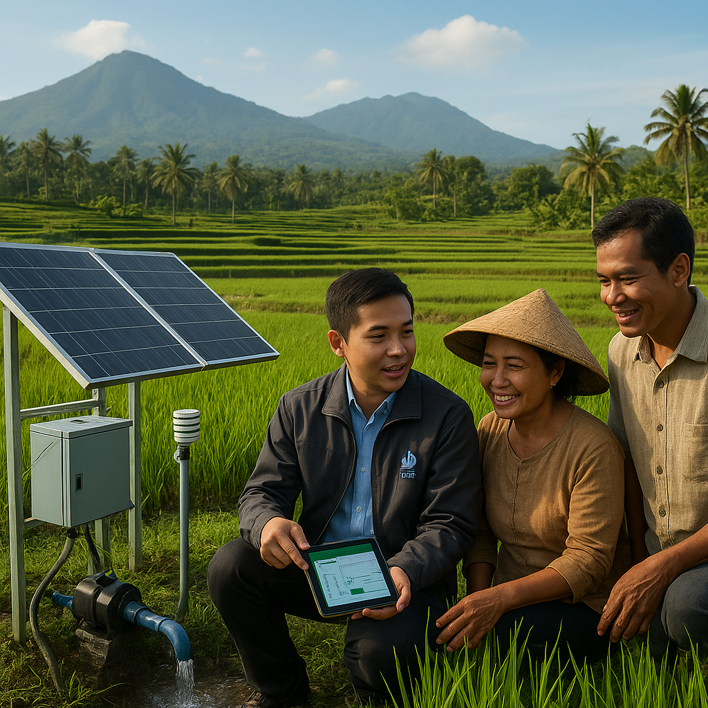Irigasi Cerdas Tenaga Surya untuk Sawah Tadah Hujan di Nusa Tenggara Barat