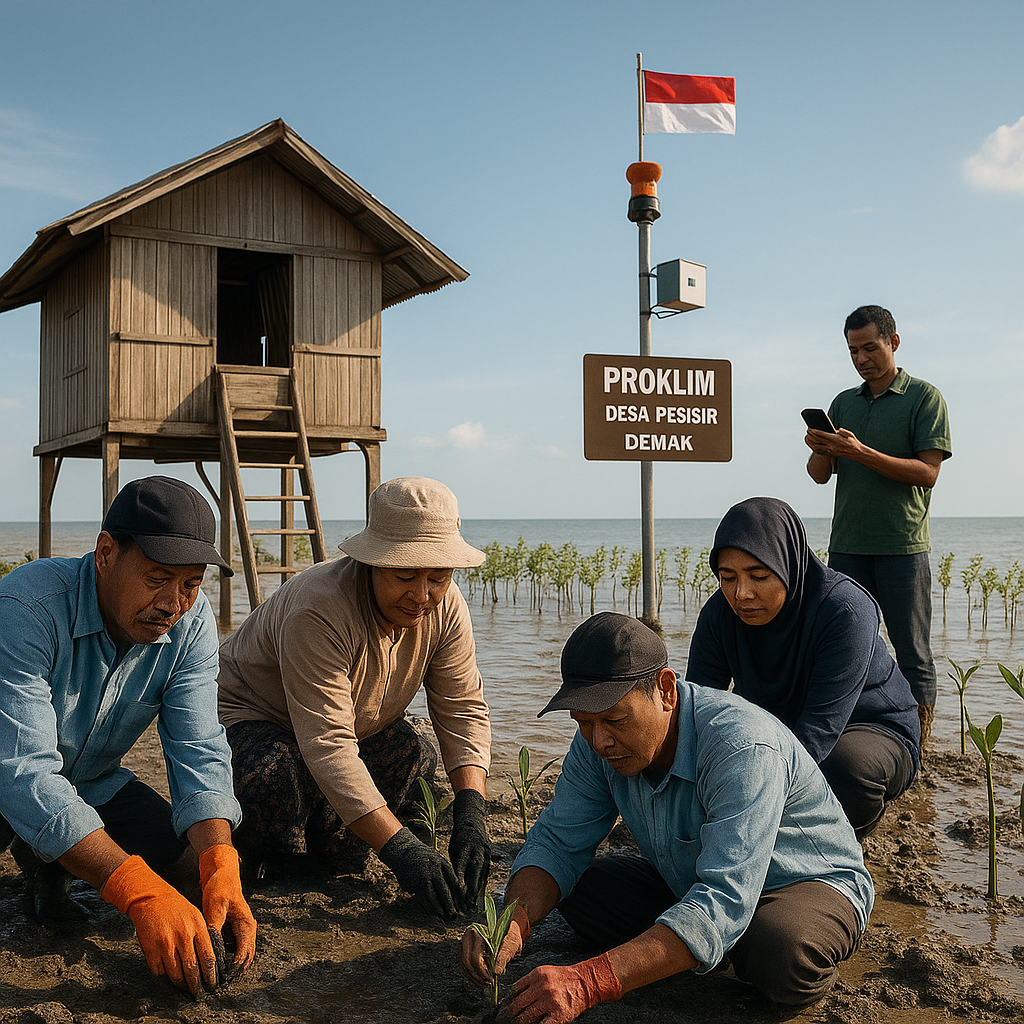 Kampung Iklim di Desa Pesisir Demak: Adaptasi dan Mitigasi Terpadu