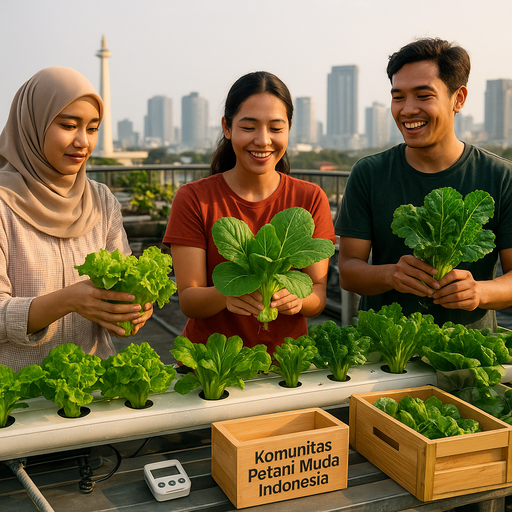 Urban Farming dengan Teknologi Hidroponik Mengatasi Krisis Pangan di Jakarta