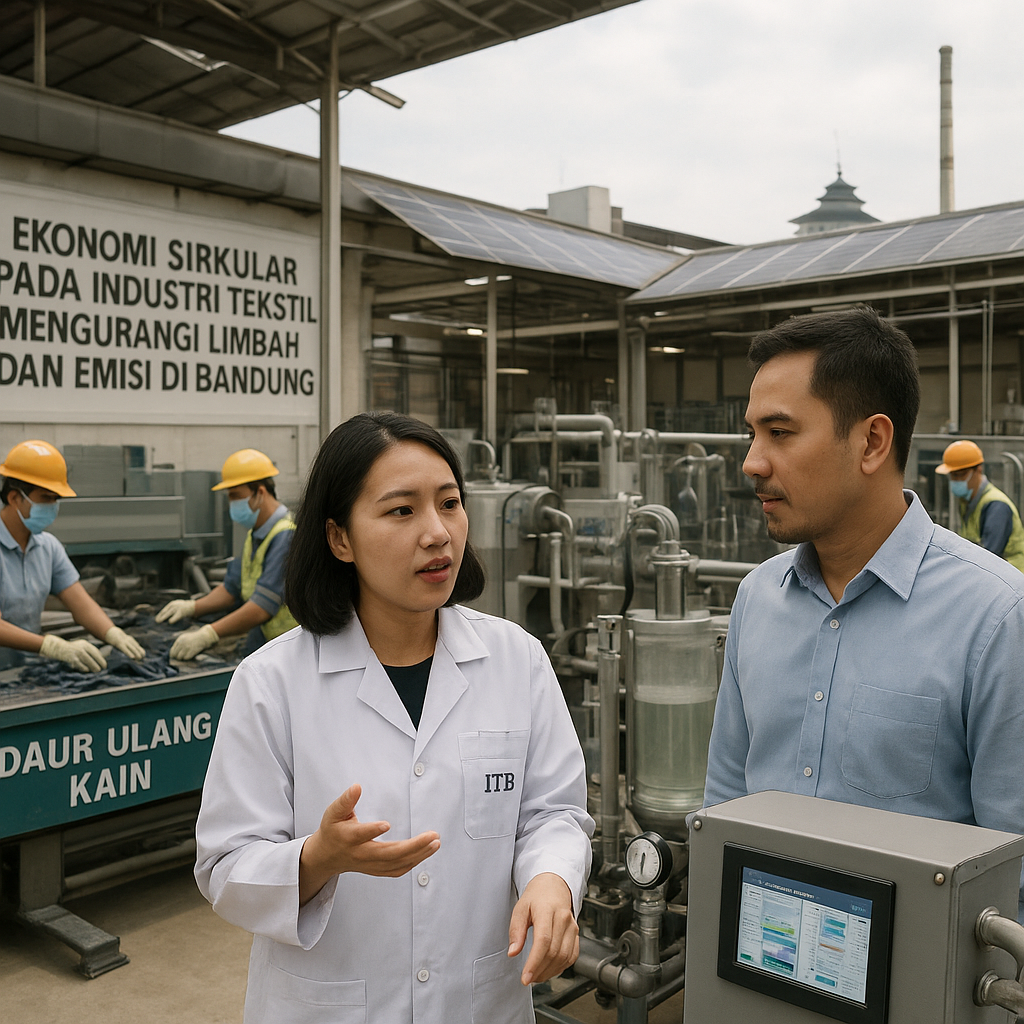 Circular Economy pada Industri Tekstil Mengurangi Limbah dan Emisi di Bandung