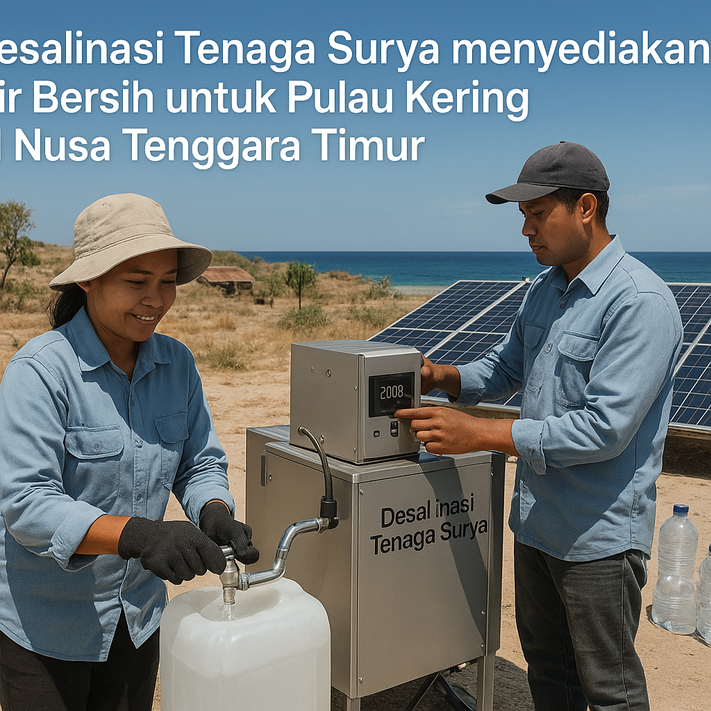 Desalinasi Tenaga Surya menyediakan Air Bersih untuk Pulau Kering di Nusa Tenggara Timur