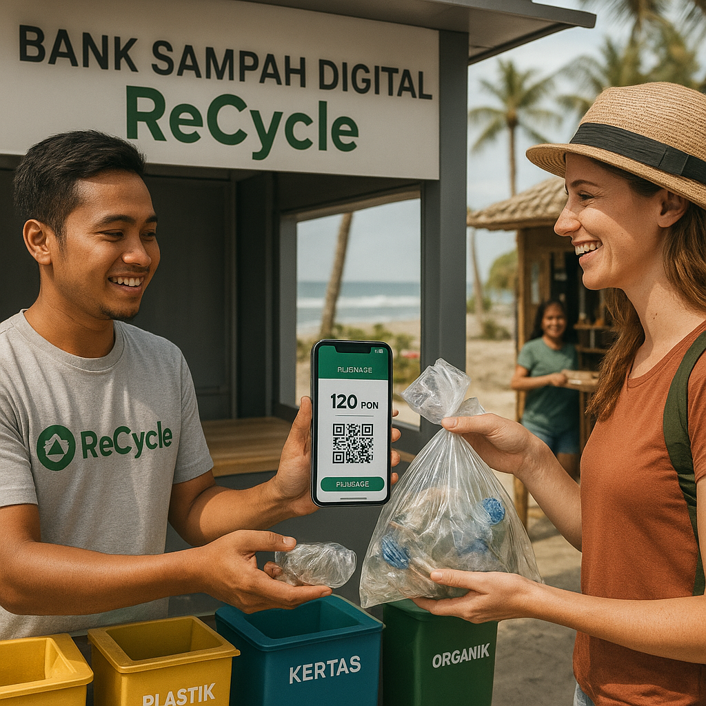 Bank Sampah Digital Bali: Solusi Praktis Kurangi Sampah Plastik di Destinasi Wisata