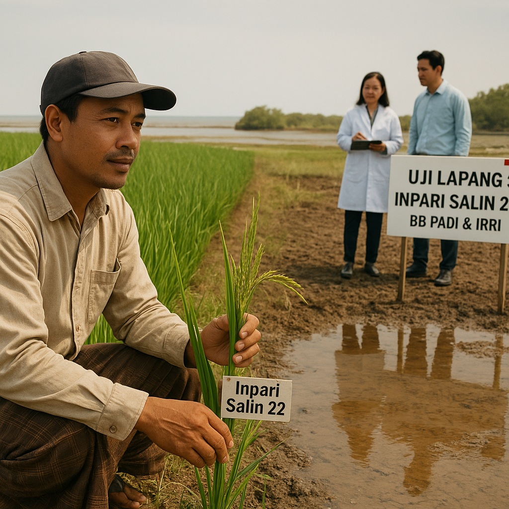 Padi Tahan Salinitas: Terobosan Pertanian di Lahan Rawa Jawa Tengah