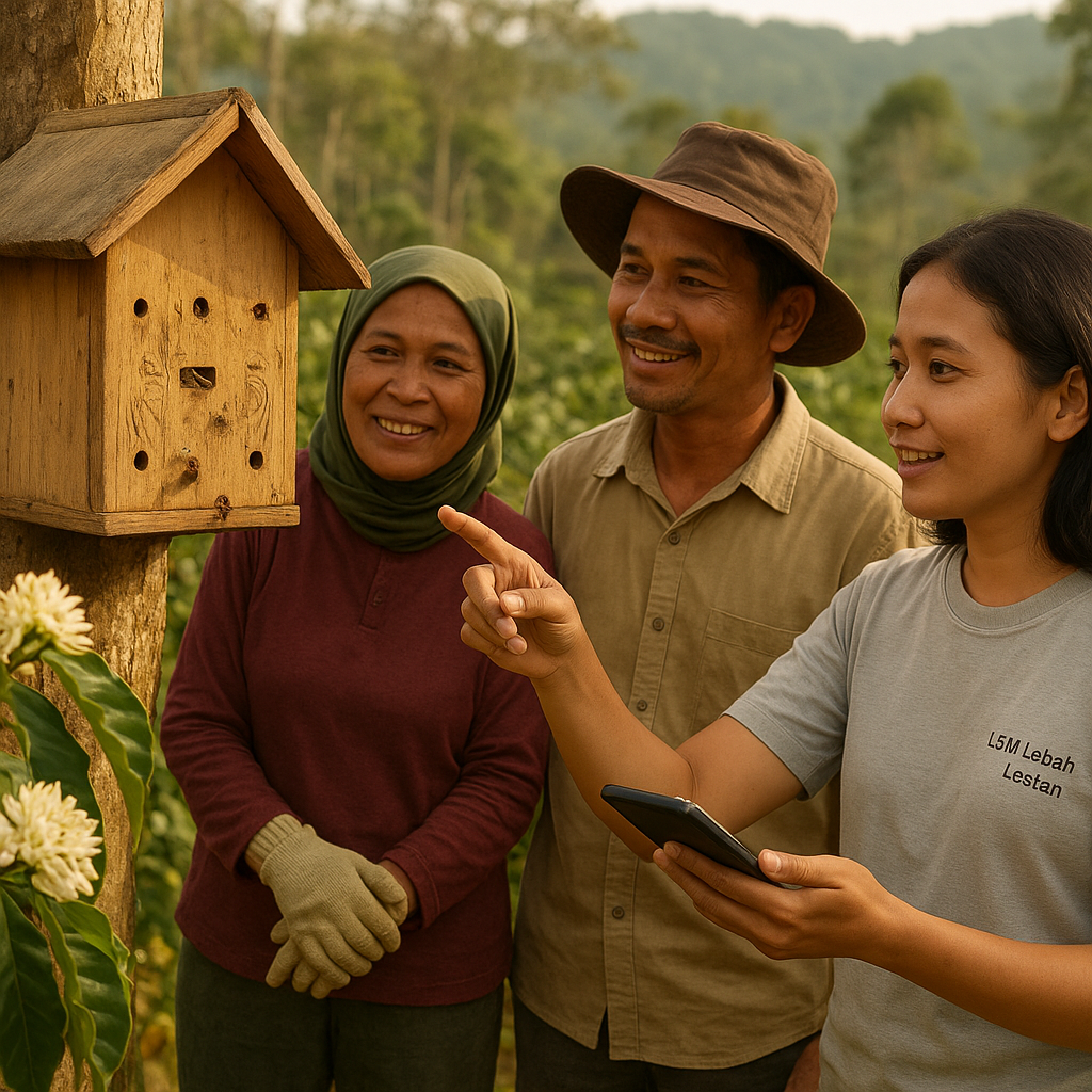Konservasi Lebah Madu Lokal untuk Polinasi Perkebunan di Sumatera