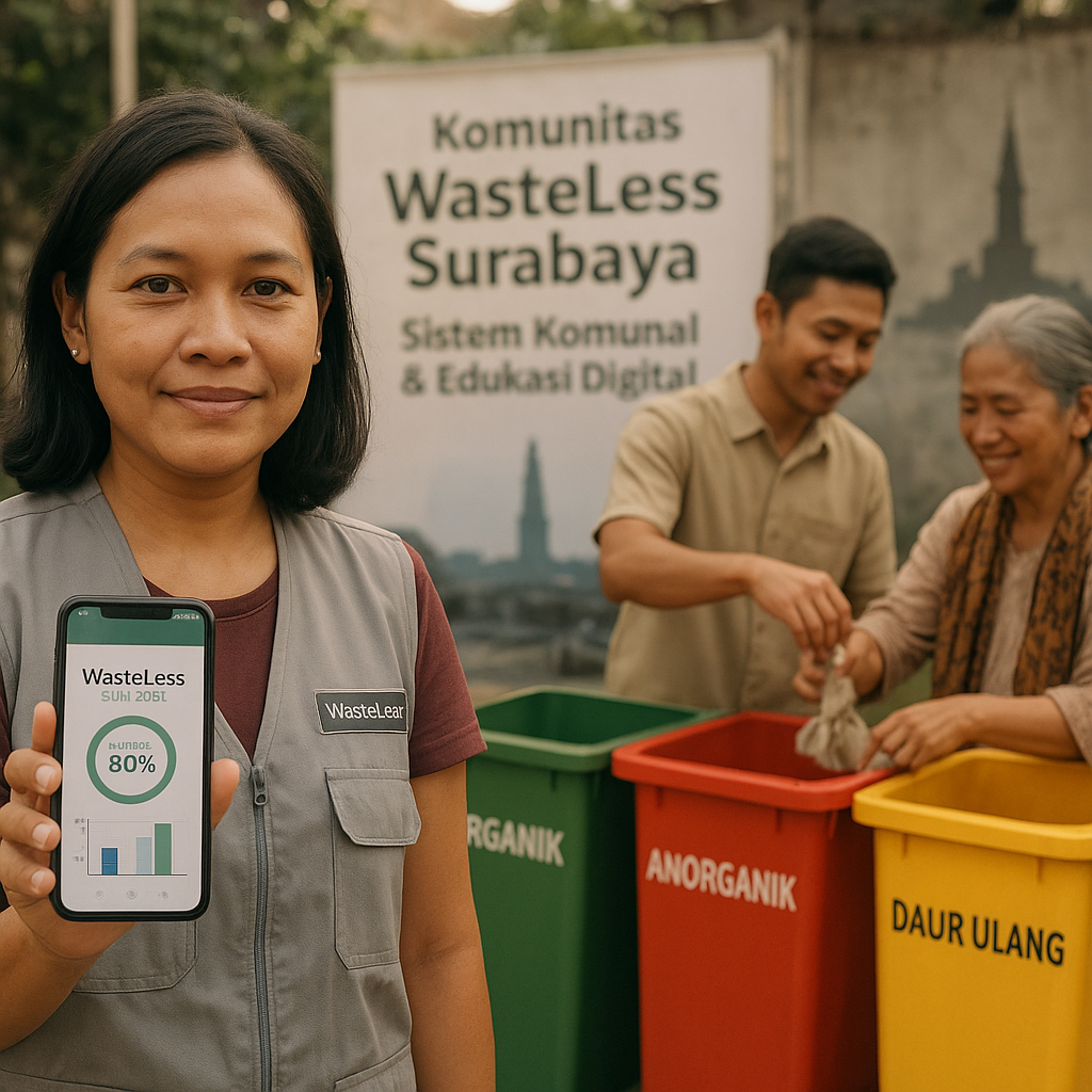 Komunitas Zero Waste Surabaya dengan Sistem Komunal dan Edukasi Digital