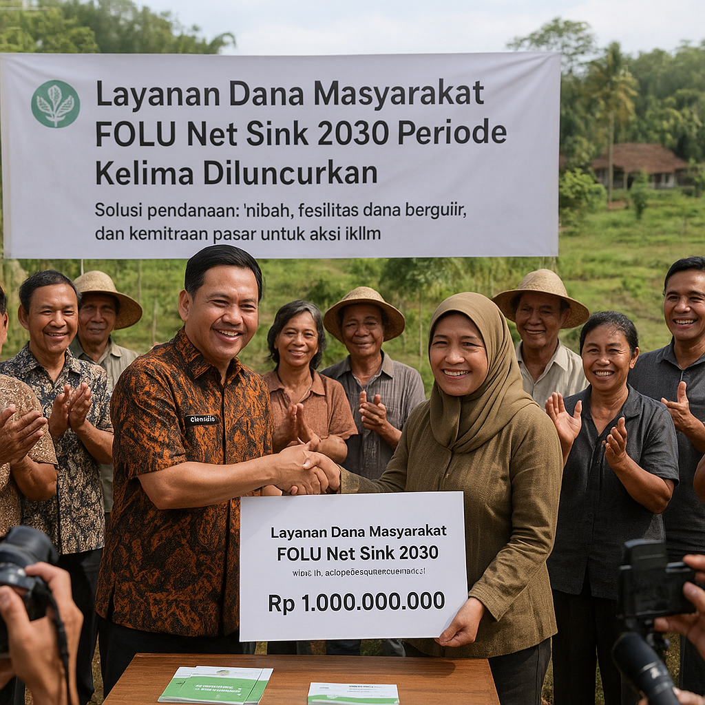 Layanan Dana Masyarakat FOLU Net Sink 2030 Periode Kelima Diluncurkan, Dukung Aksi Iklim Tingkat Tapak