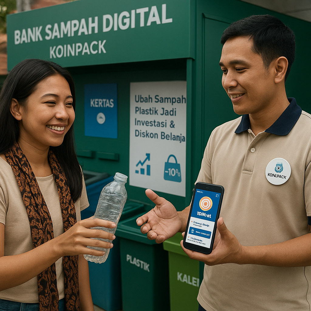 Bank Sampah Digital: Aplikasi KoinPack Ubah Sampah Plastik Jadi Investasi dan Diskon Belanja