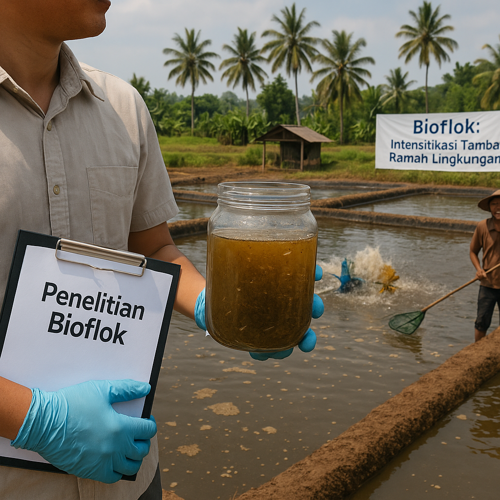 Bioflok untuk Intensifikasi Tambak Ramah Lingkungan