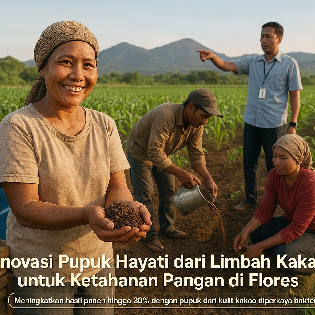 Inovasi Pupuk Hayati dari Limbah Kakao untuk Ketahanan Pangan di Flores