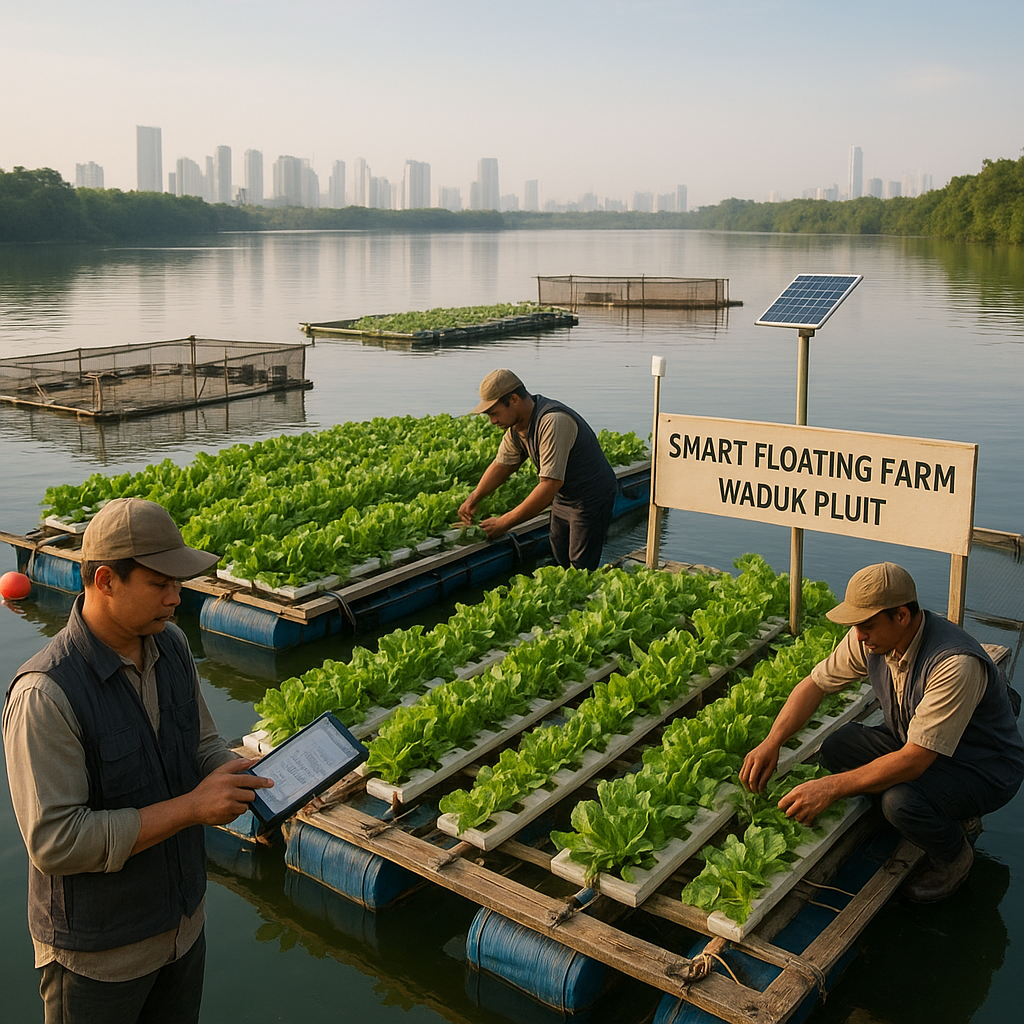 Teknologi ‘Smart Floating Farm’ untuk Ketahanan Pangan di Perkotaan