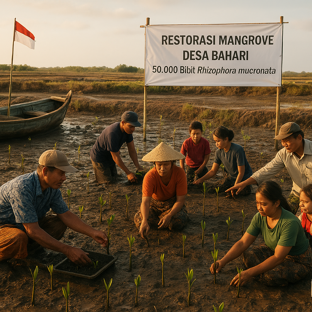 Mangrove sebagai Benteng Perubahan Iklim dan Ekonomi Pesisir
