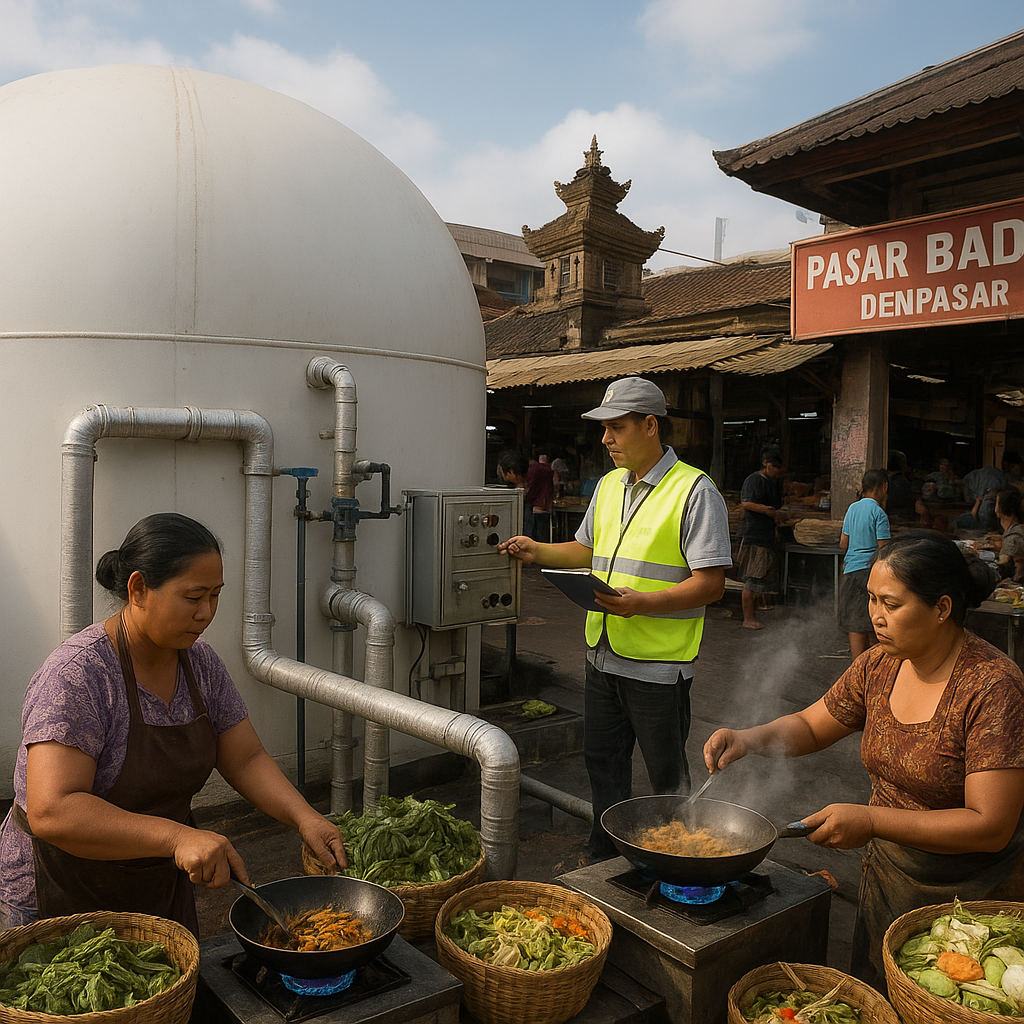 Biogas dari Sampah Organik Pasar: Model Energi Berkelanjutan di Bali