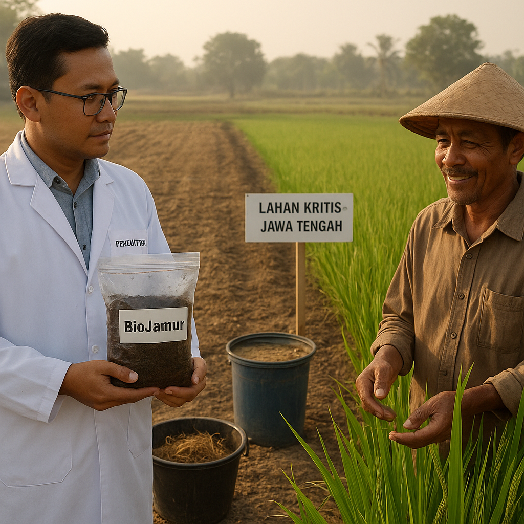 Pupuk Hayati dari Limbah Pertanian Tingkatkan Hasil Panen di Lahan Marjinal