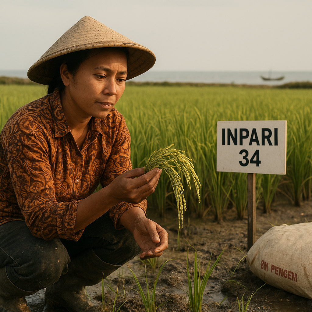 Padi Salin Indramayu: Jawaban Ketahanan Pangan di Lahan Pasang Surut
