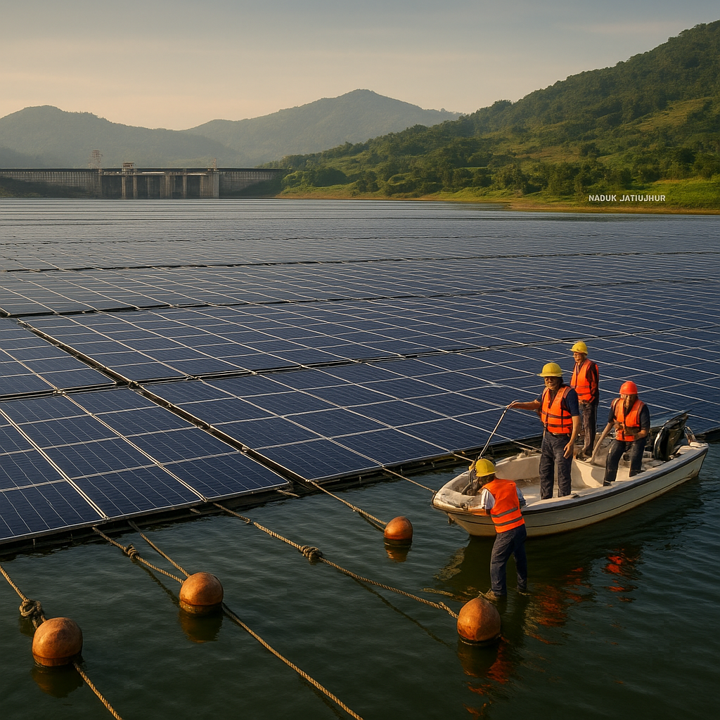 Panel Surya Apung di Waduk Jatiluhur: Memenuhi Listrik 15.000 Rumah