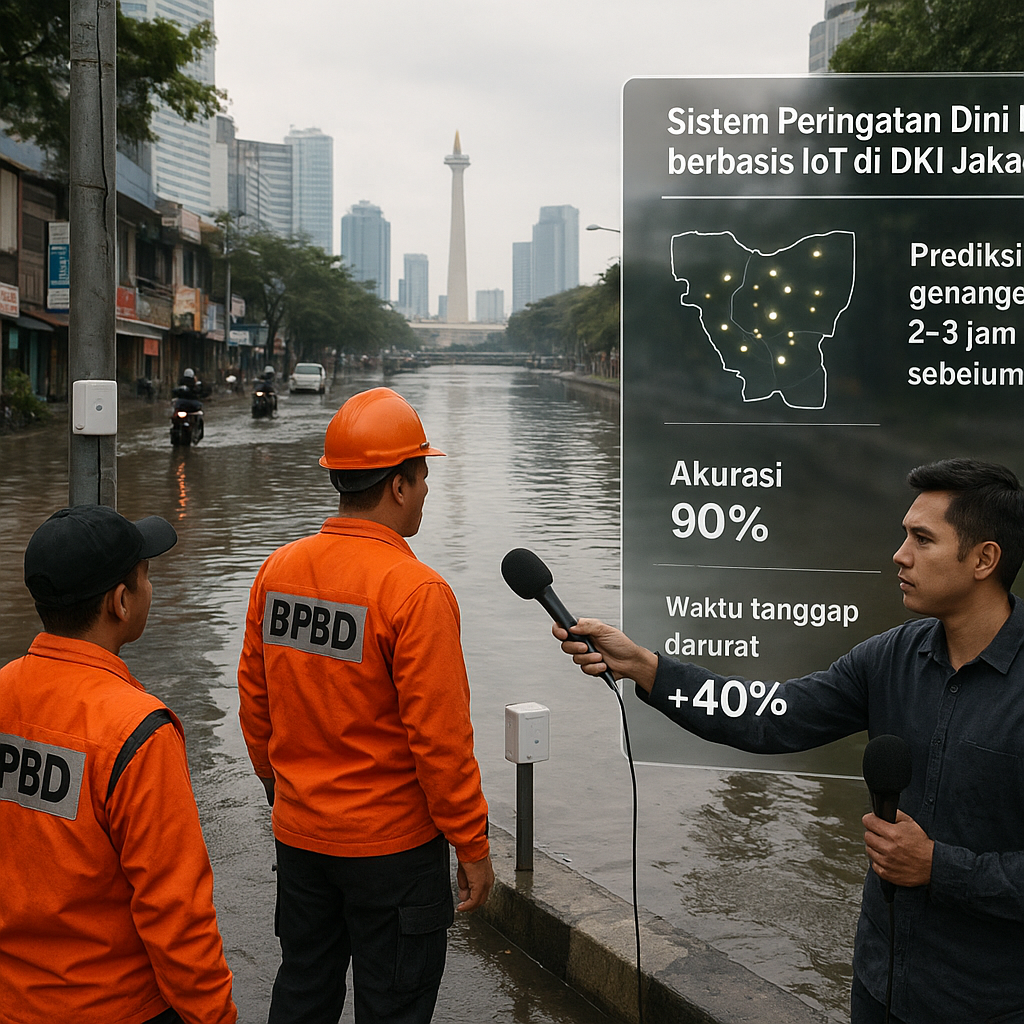 Sistem Peringatan Dini Banjir berbasis IoT di DKI Jakarta