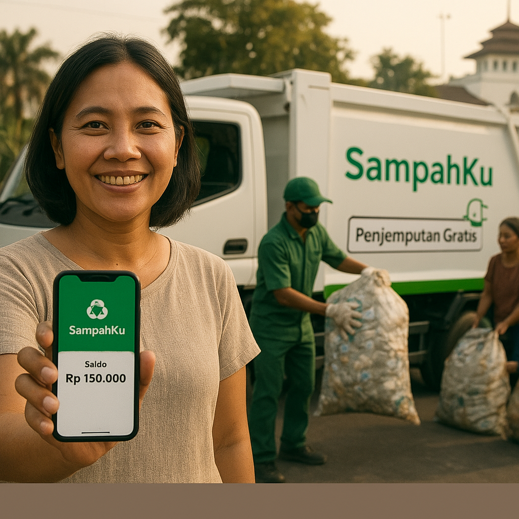 Bank Sampah Digital di Bandung Salurkan Pendapatan ke Warga Prasejahtera
