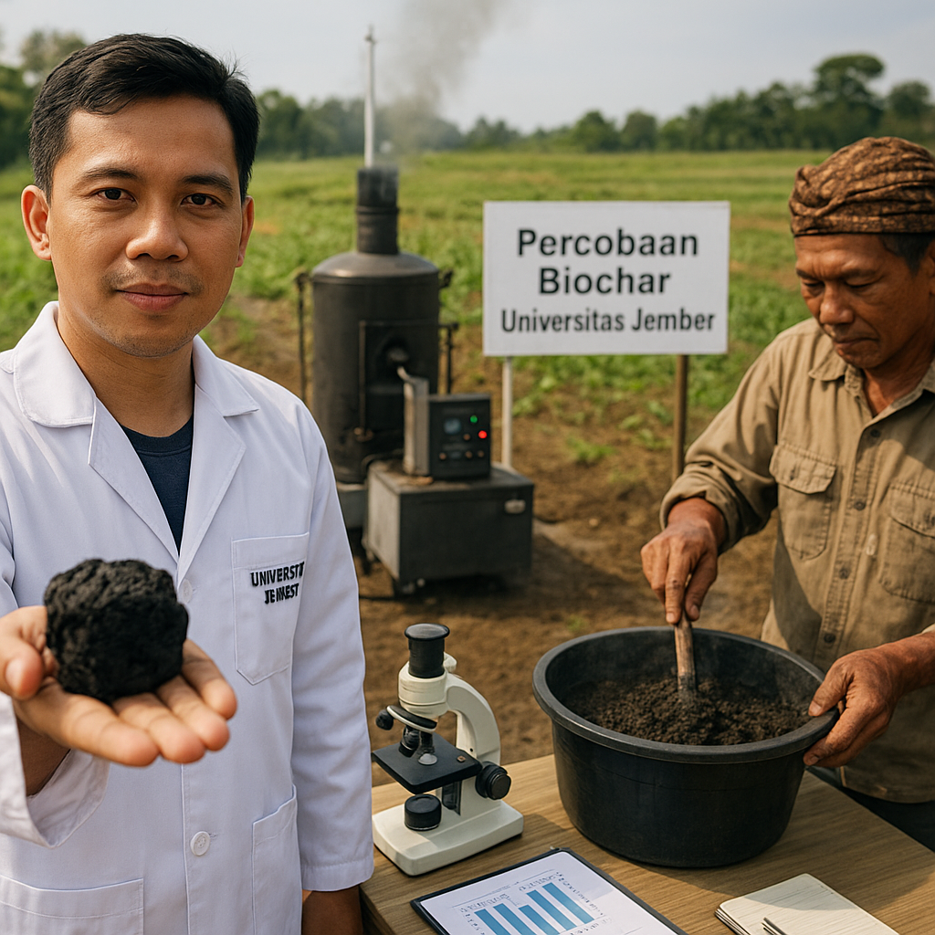 Pengembangan Biochar dari Limbah Pertanian sebagai Pengganti Pupuk Kimia dan Penambah Kesuburan Tanah