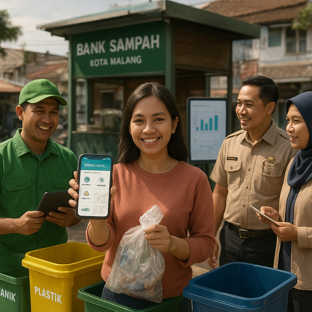 Aplikasi 'Limbah Kita' Kembangkan Sistem Pengelolaan Sampah Berbasis Data di Kota Malang