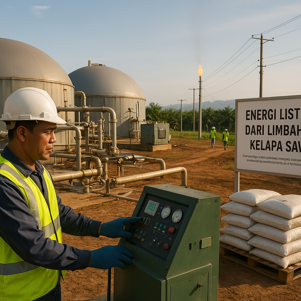 Energi Listrik dari Limbah Cair Kelapa Sawit
