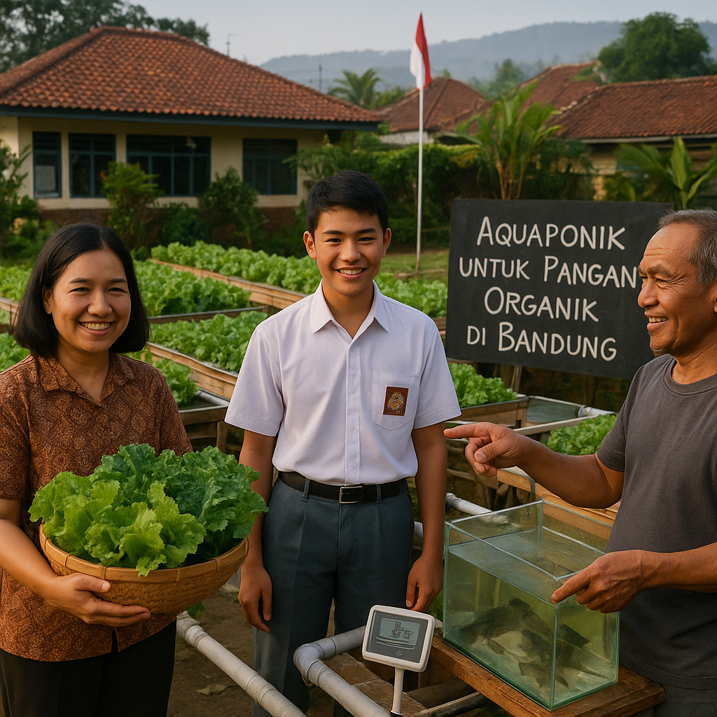 Aquaponik untuk Pangan Organik di Bandung
