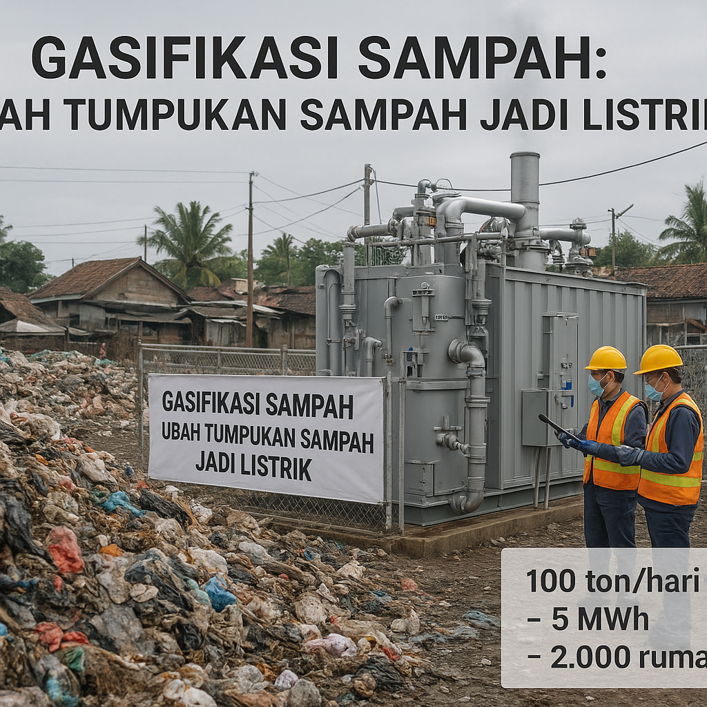 Gasifikasi Sampah: Ubah Tumpukan Sampah Jadi Listrik