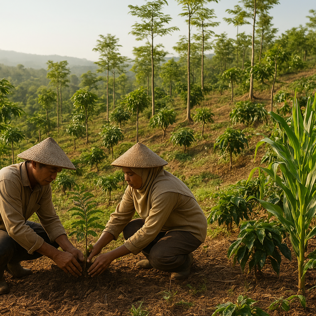 Agroforestri untuk Memulihkan Lahan Kritis di Jawa Tengah