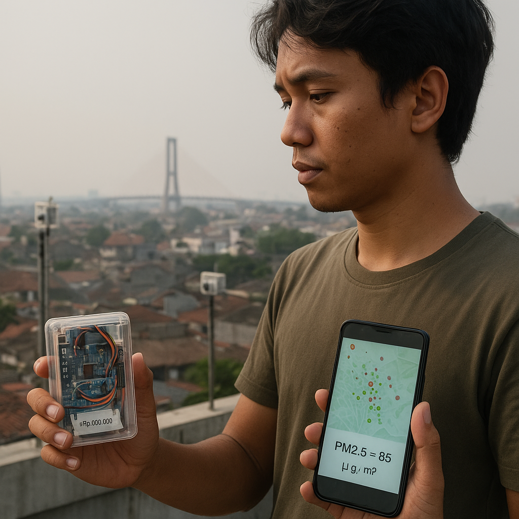 Sensor Kualitas Udara DIY untuk Advokasi Polusi