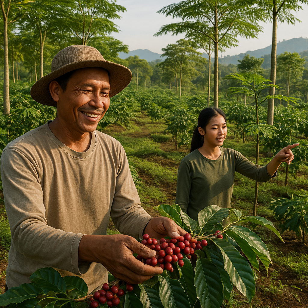 Agroforestri Kopi di Lampung Pulihkan Lahan Kritis dan Tingkatkan Kesejahteraan Petani