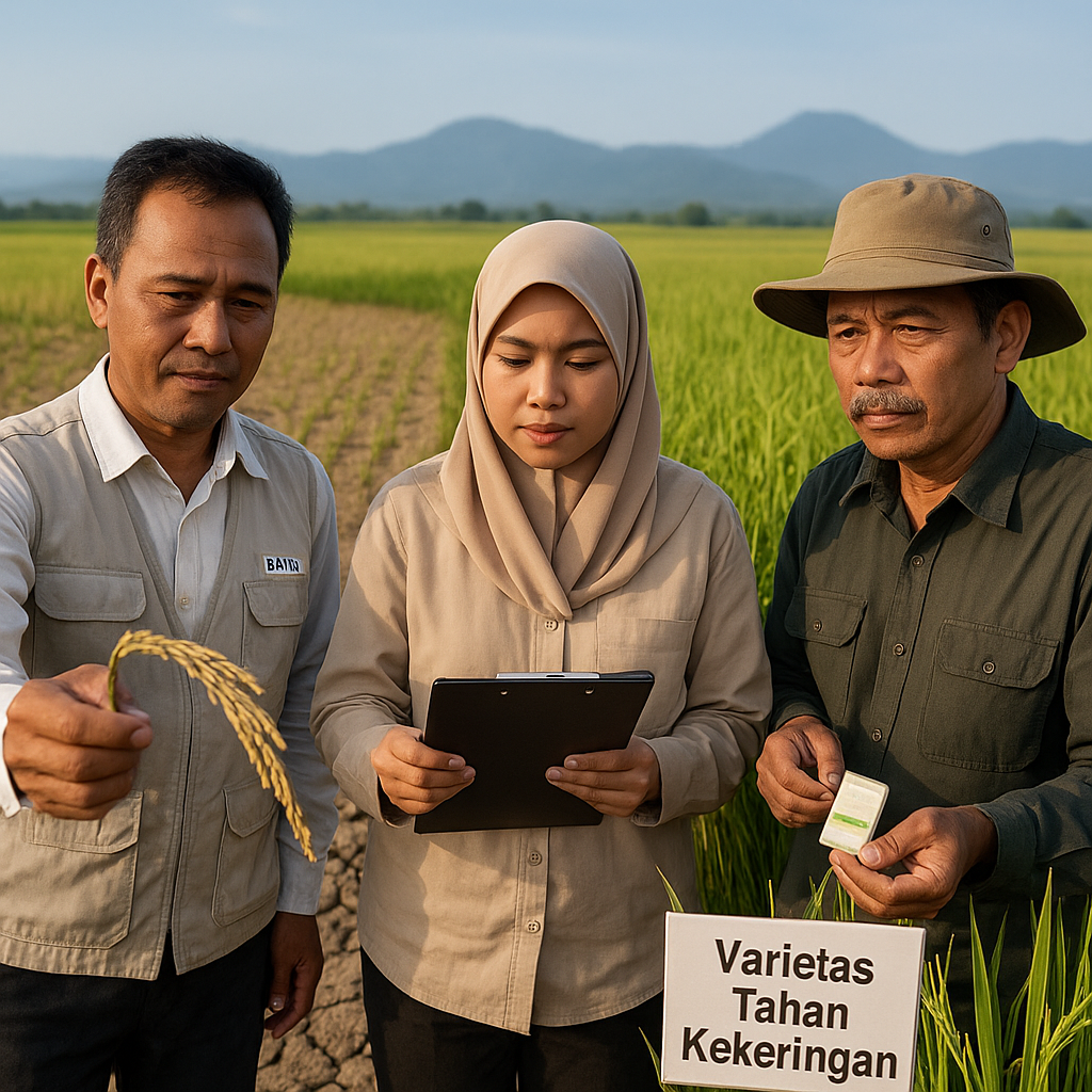 BRIN Lepas Varietas Padi Unggul Tahan Kekeringan untuk Antisipasi El Nino
