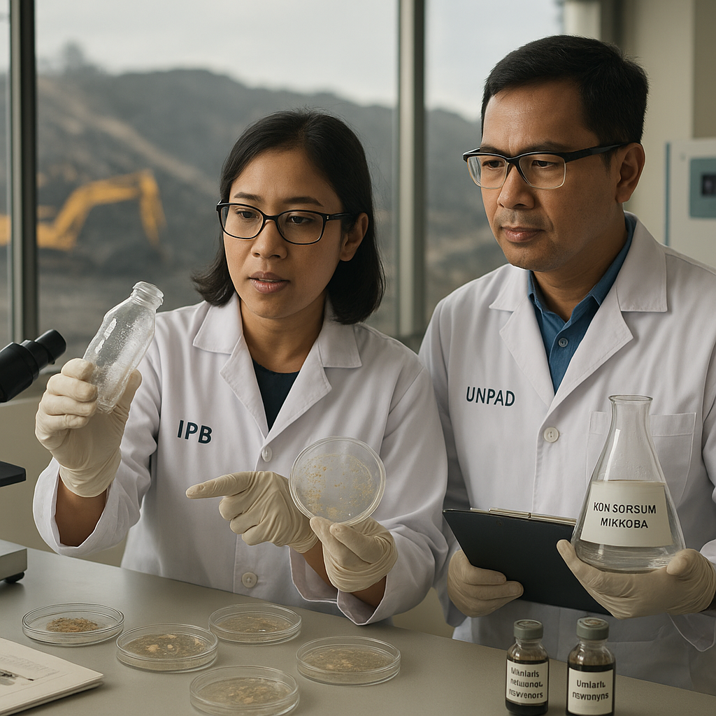 Mikroba Penghancur Plastik: Inovasi Anak Bangsa dari Limbah Tambang Batu Bara