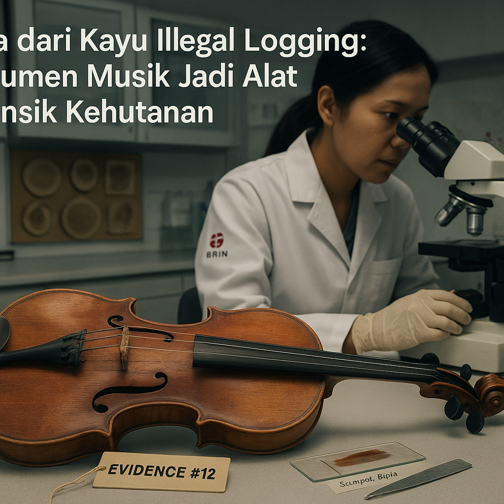 Biola dari Kayu Illegal Logging: Instrumen Musik Jadi Alat Forensik Kehutanan