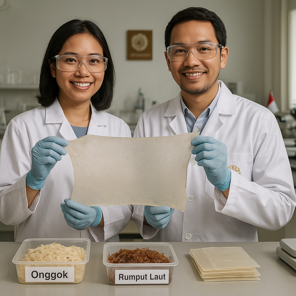 Bioplastik dari Limbah Singkong & Rumput Laut: Inovasi Material Ramah Lingkungan