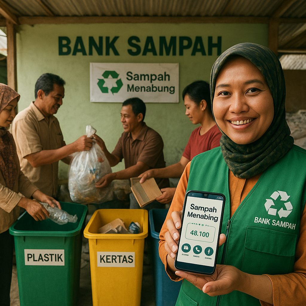 Aplikasi 'Sampah Menabung': Digitalisasi Bank Sampah Dorong Ekonomi Sirkular
