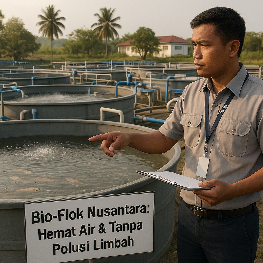 Teknologi Bio-Flok Nusantara: Sistem Budidaya Ikan Hemat Air dan Tanpa Polusi Limbah