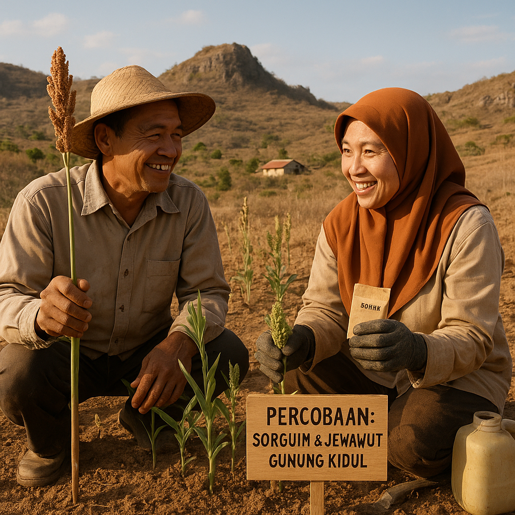Pengembangan Tanaman Pangan Tahan Kekeringan oleh Petani di Gunung Kidul
