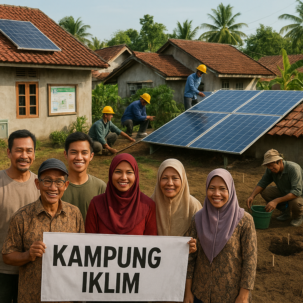 Program 'Kampung Iklim' di Yogyakarta: Komunitas Warga Adopsi Energi Solar dan Biopori