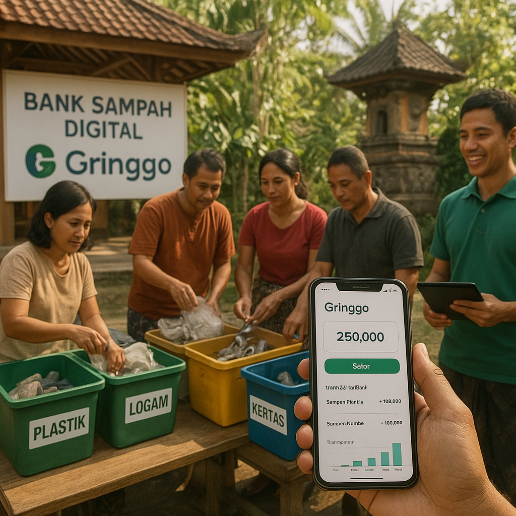 Bank Sampah Digital 'Gringgo' Tingkatkan Pengelolaan Sampah di Bali