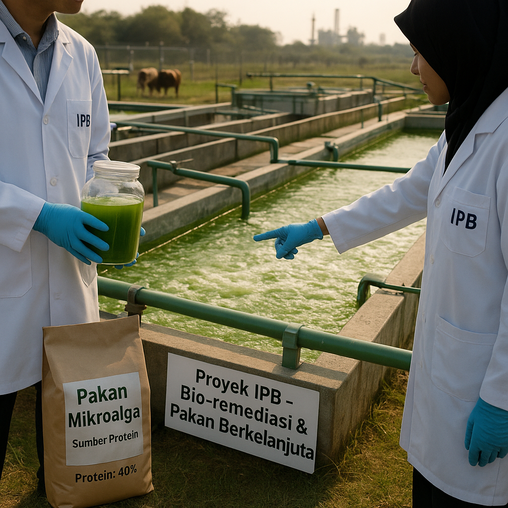 Mikroalga sebagai Bio-remidiator dan Sumber Pakan Berkelanjutan