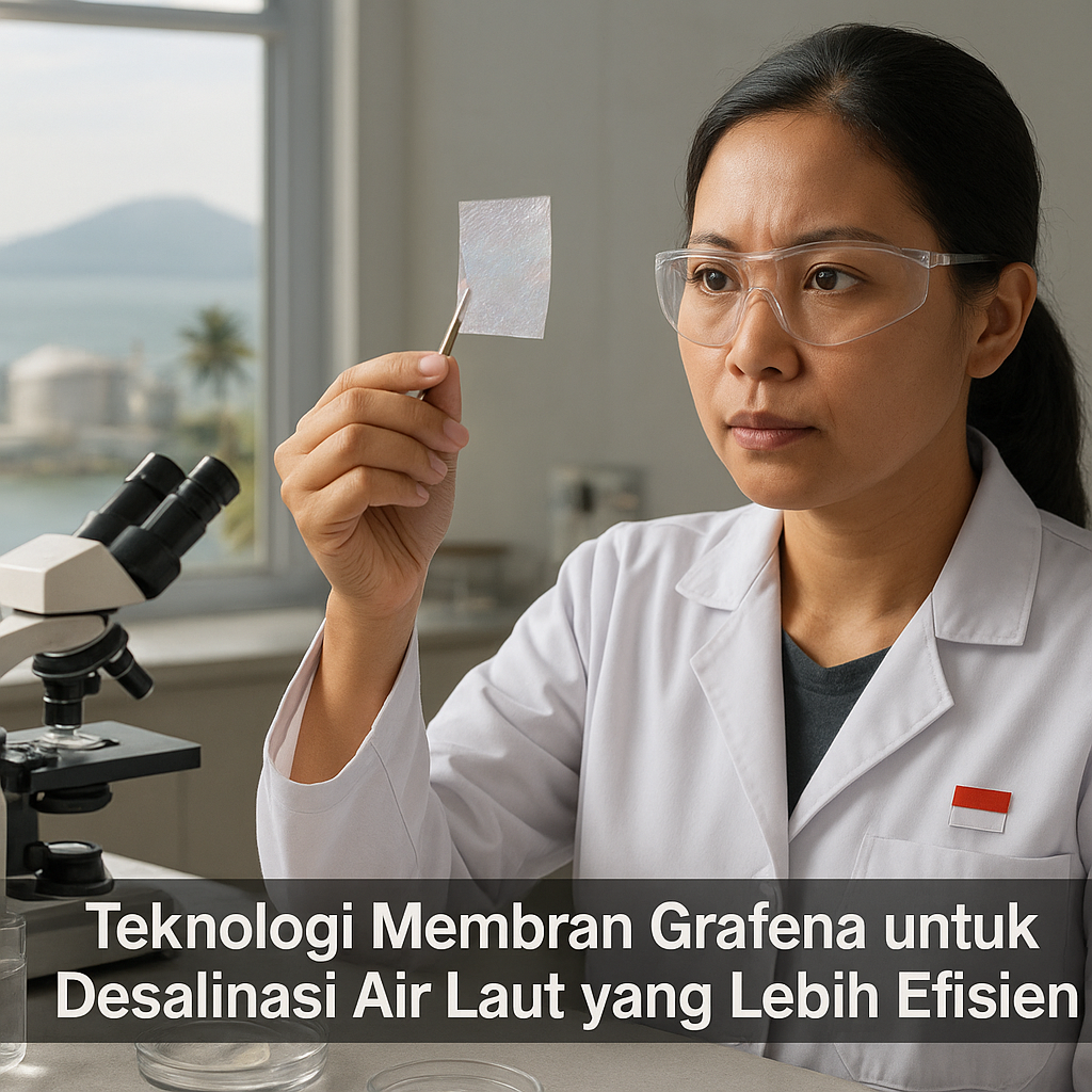 Teknologi Membran Grafena untuk Desalinasi Air Laut yang Lebih Efisien